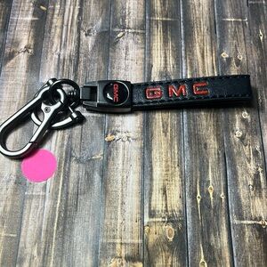 5for$10 Black GMC Red Leather Car Keychain Key And Car Accessories NWT